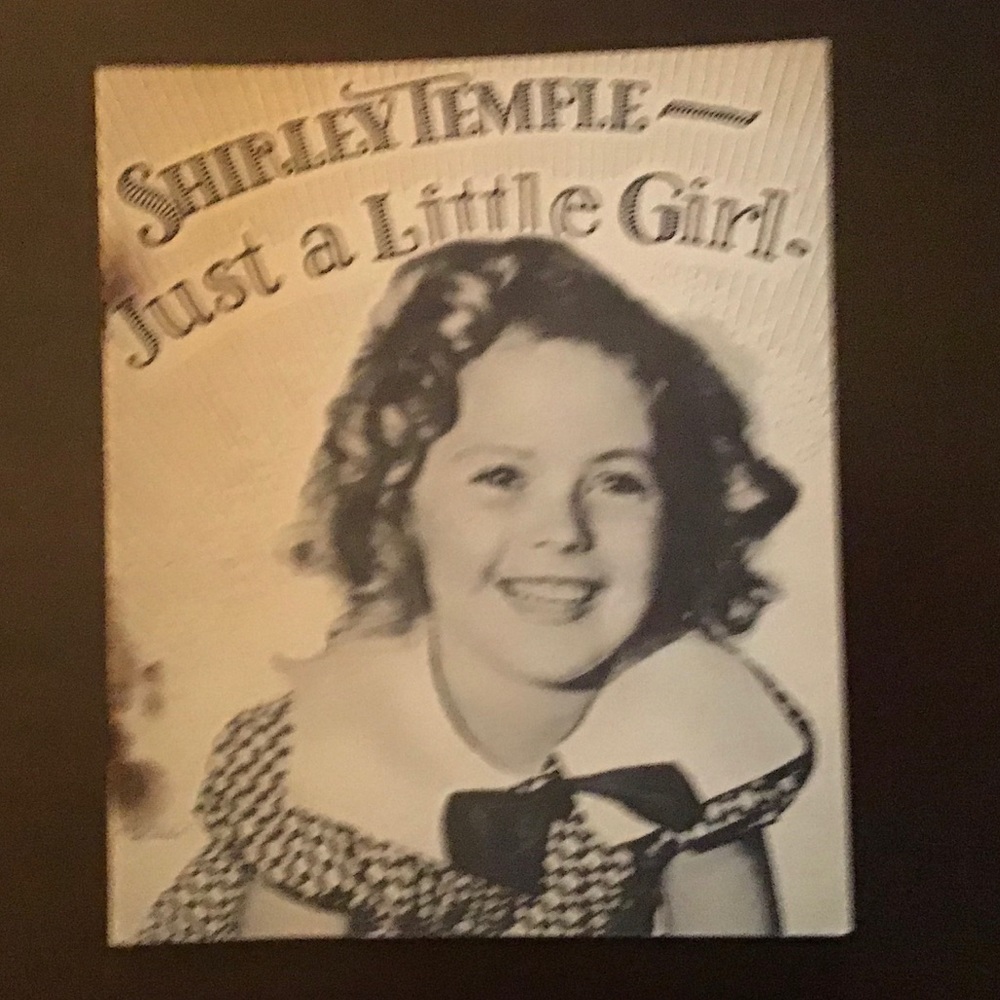Vintage Shirley Temple Booklet “Just A Little Girl”